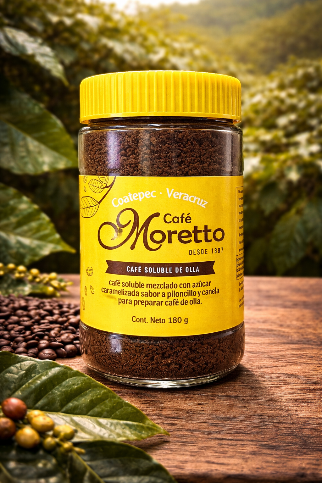 Café Soluble Piloncillo Canela 180 gr